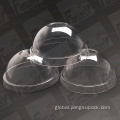 China disposable transparent PET plastic flat cap for cup Manufactory